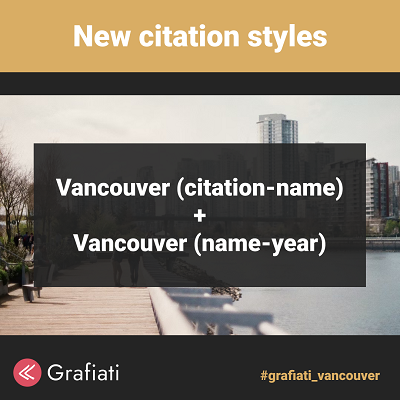 Vancouver (citation-name) + Vancouver (name-year)
