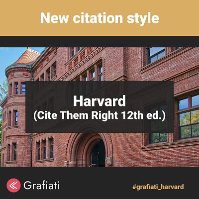 Новий стиль цитування: «Harvard (Cite Them Right 12th ed.)»