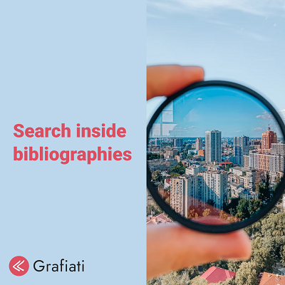 New feature: search inside bibliographies