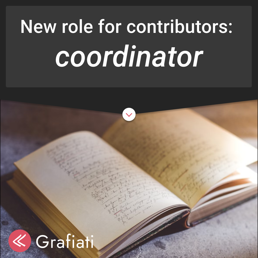 New role for contributors: ‘coordinator’